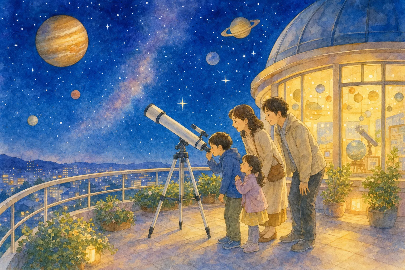 2026年 八戸市視聴覚センター児童科学館の星空 1日満喫コース