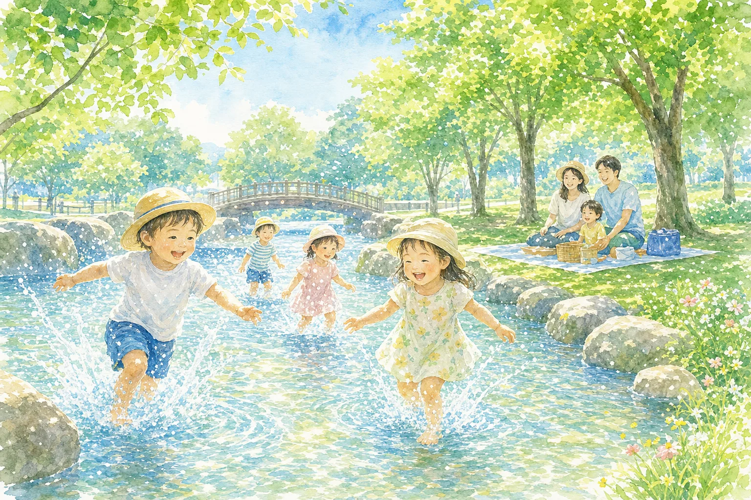 2026年 弘西公園 幼児プール 1日満喫コース