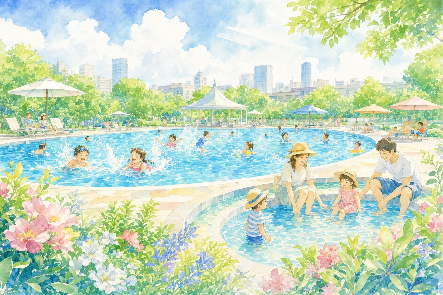 2026年 茨木市立中条市民プール 1日満喫コース
