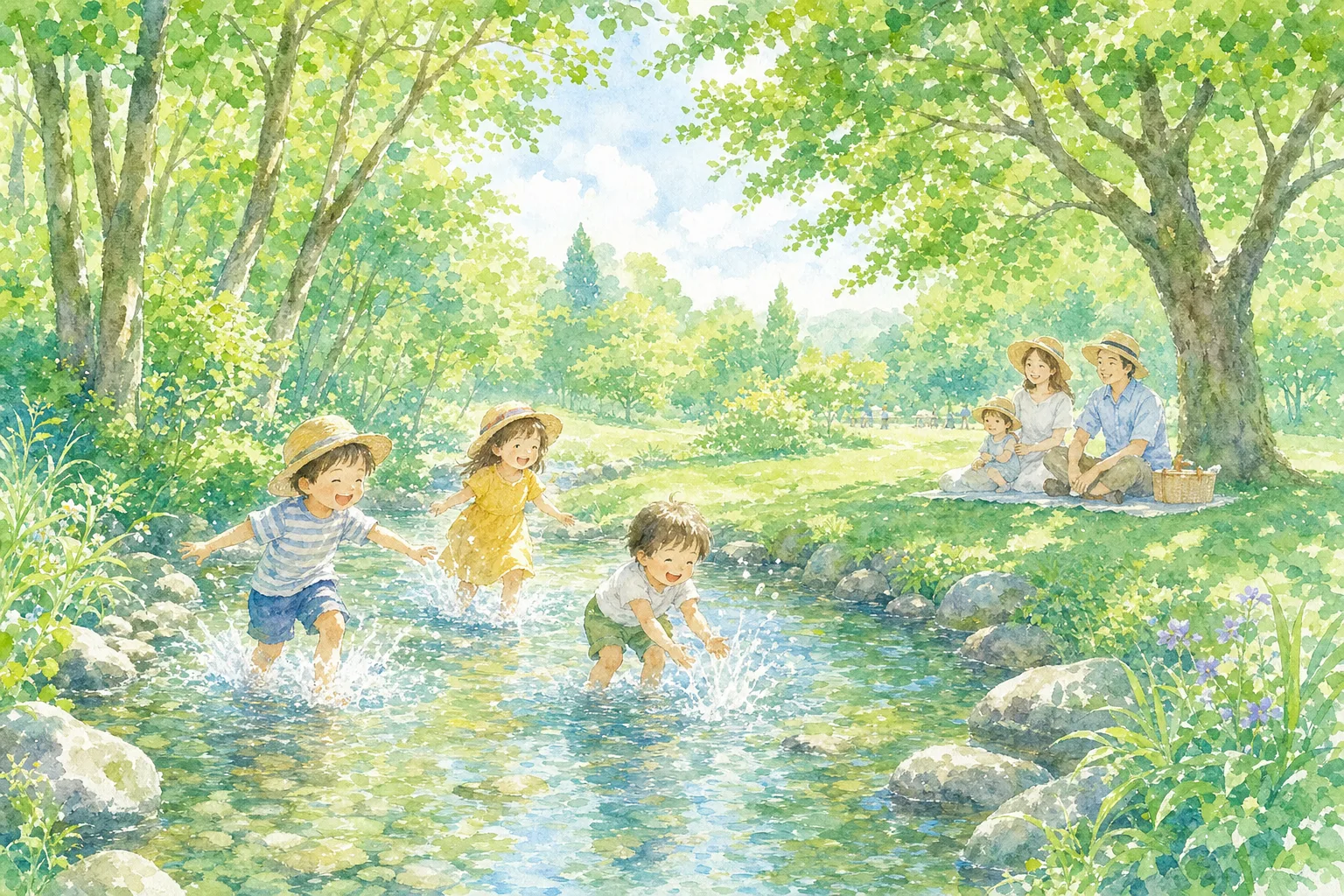 2026年 丸池公園 せせらぎ 1日満喫コース
