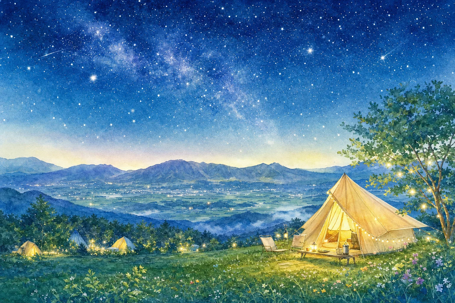 2026年 五ヶ瀬の里キャンプ村の星空 1日満喫コース