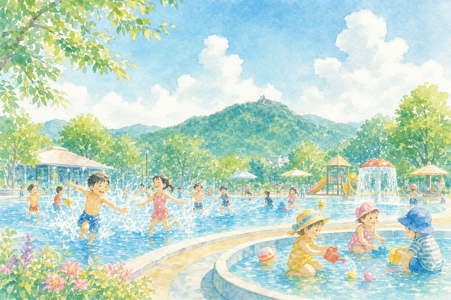 2026年 岐阜市本荘市民プール 1日満喫コース