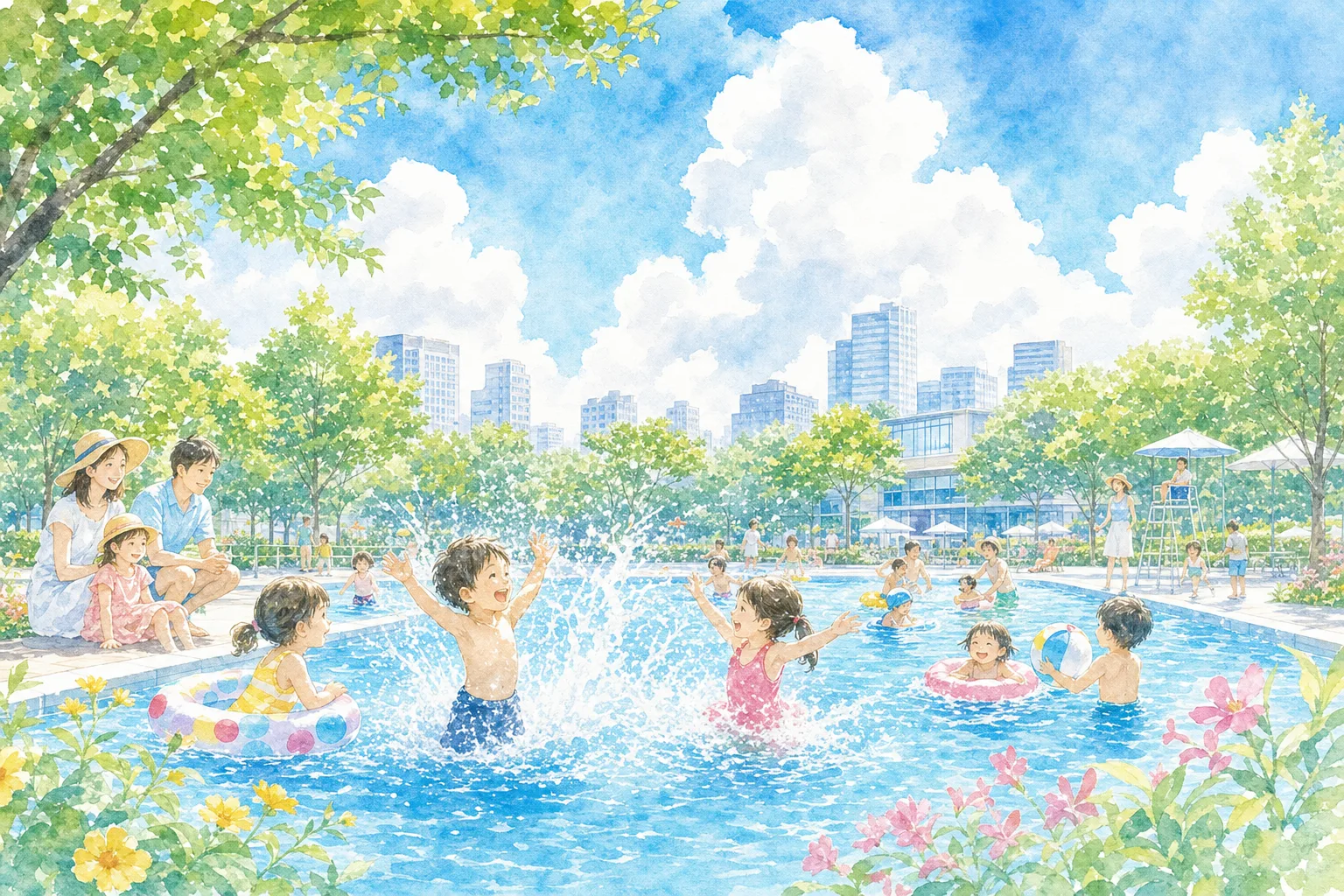 2026年 大田区立平和島公園プール 屋外プール 1日満喫コース