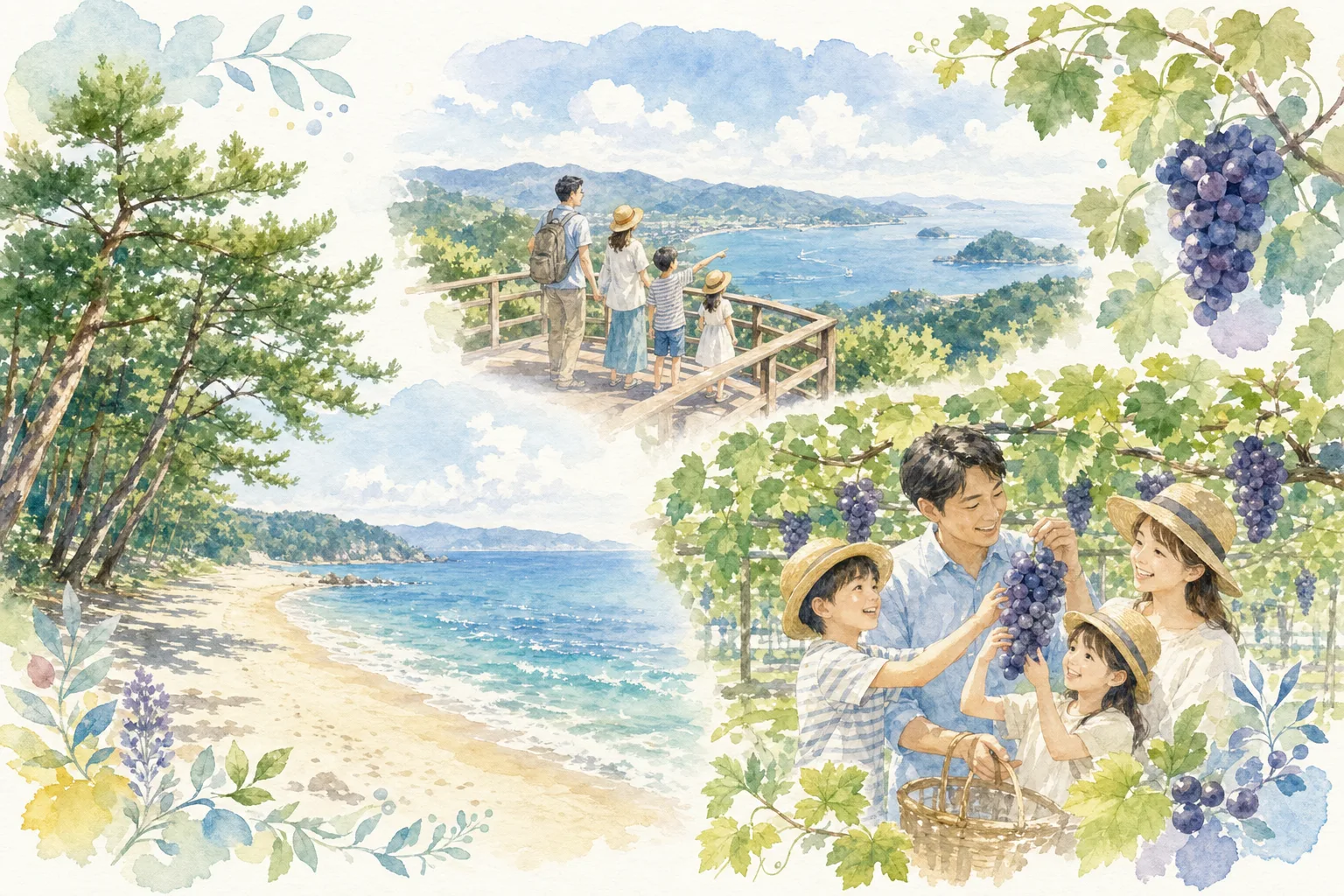 2026年 横田上観光ぶどう園の味覚狩り 1日満喫コース
