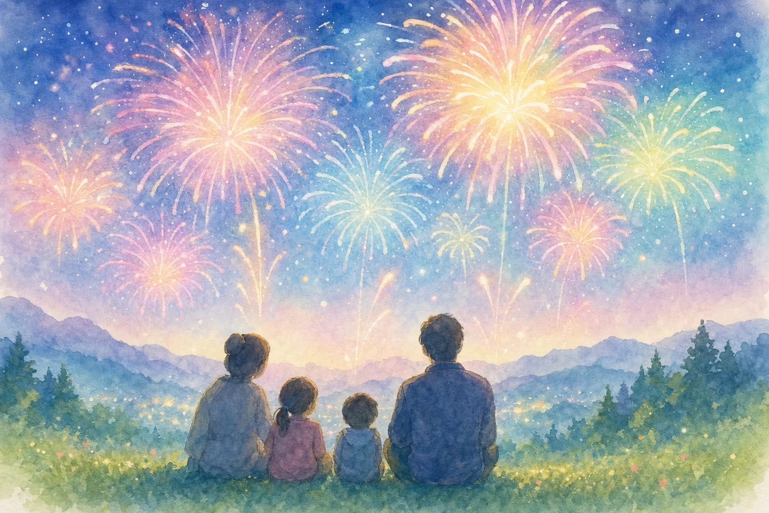 伊自良サマーフェスティバル花火会場