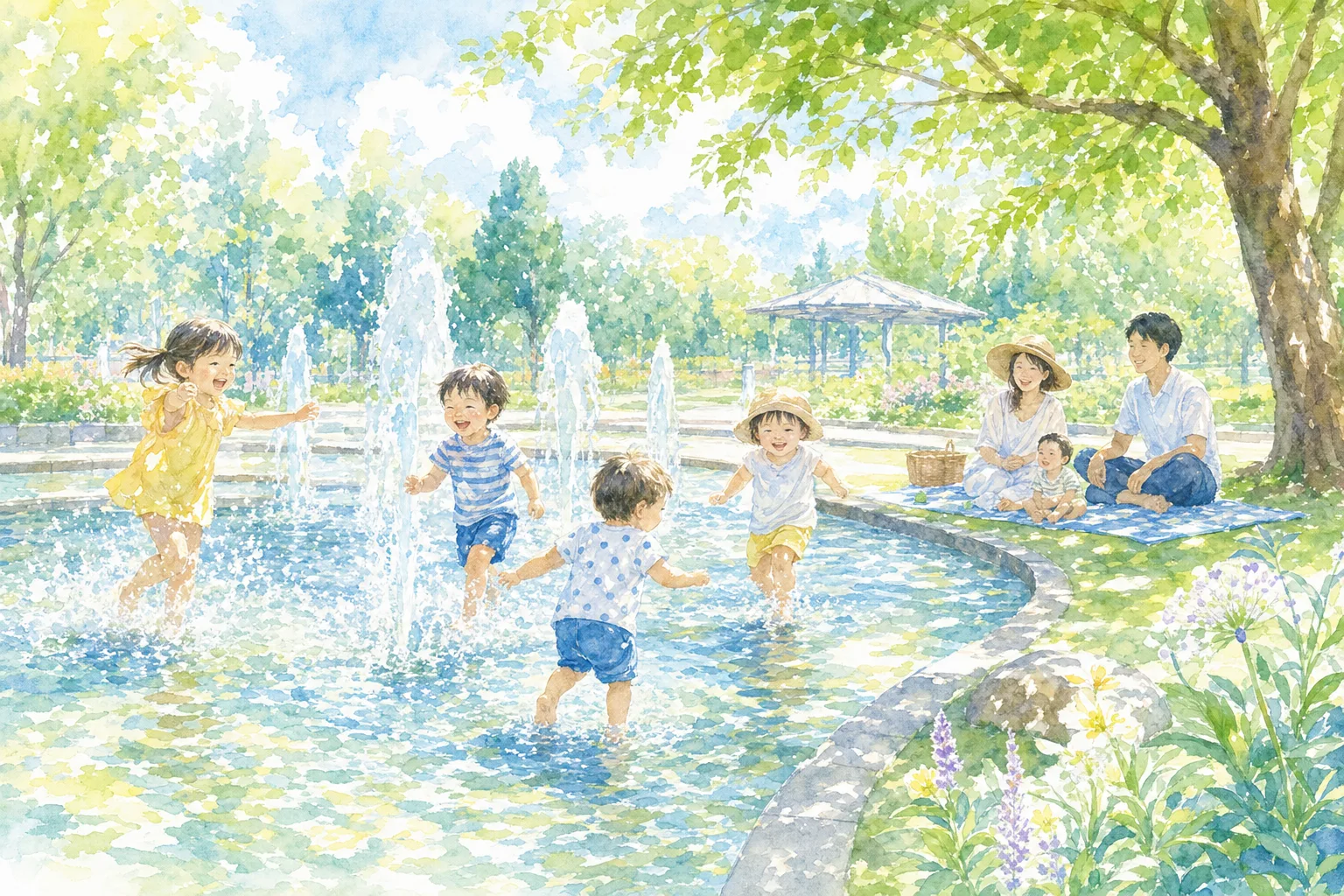 2026年 刈谷市交通児童遊園 じゃぶじゃぶ噴水池 1日満喫コース