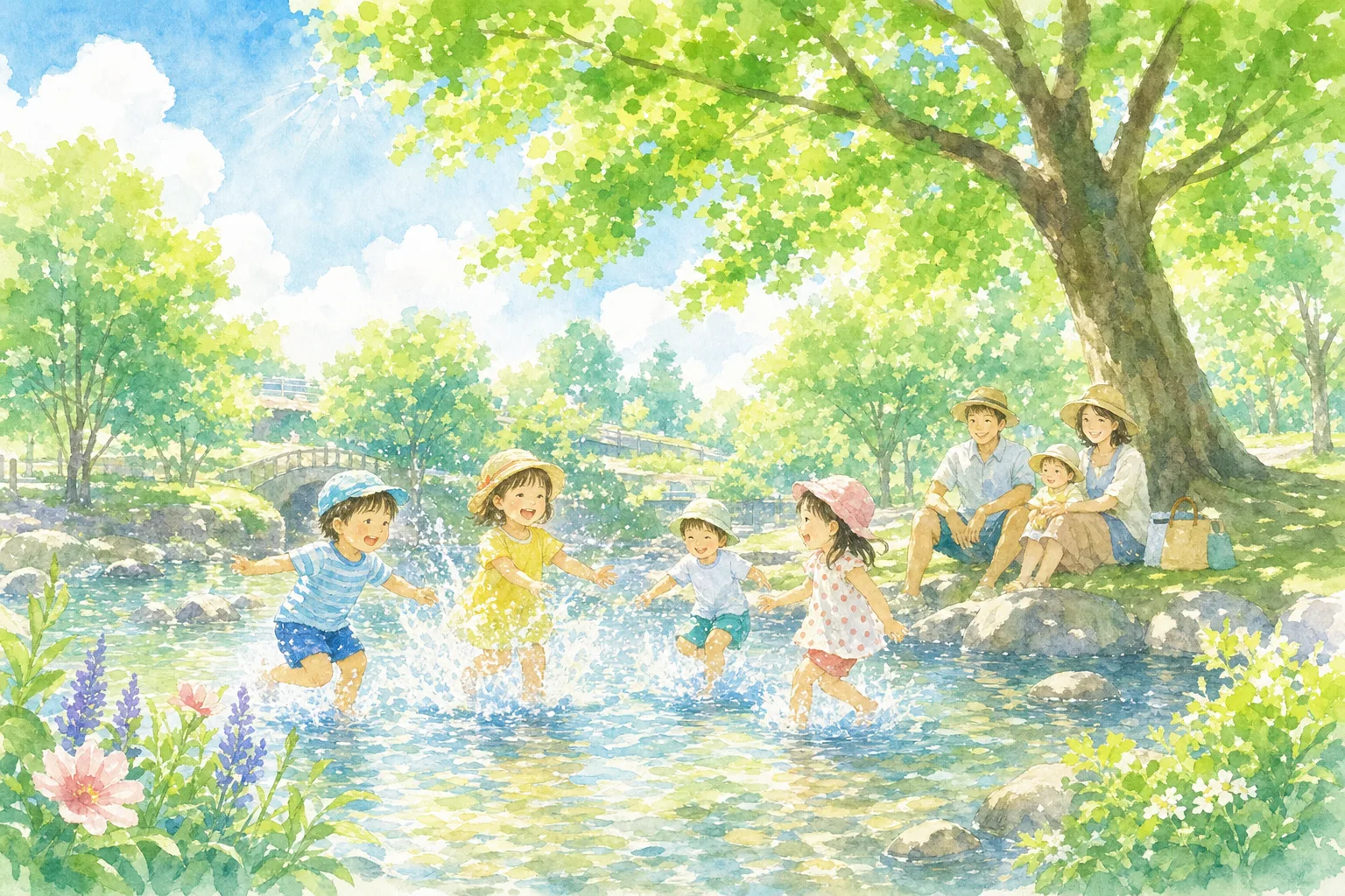 2026年 どんぐり公園 徒渉池 1日満喫コース