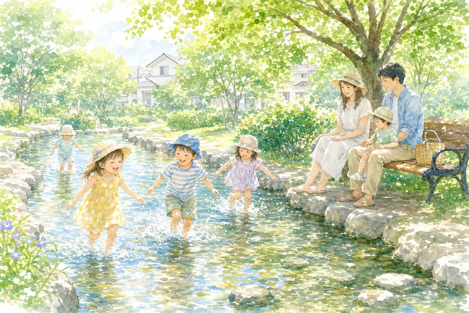 2026年 不動公園 じゃぶじゃぶ池・流れ 1日満喫コース