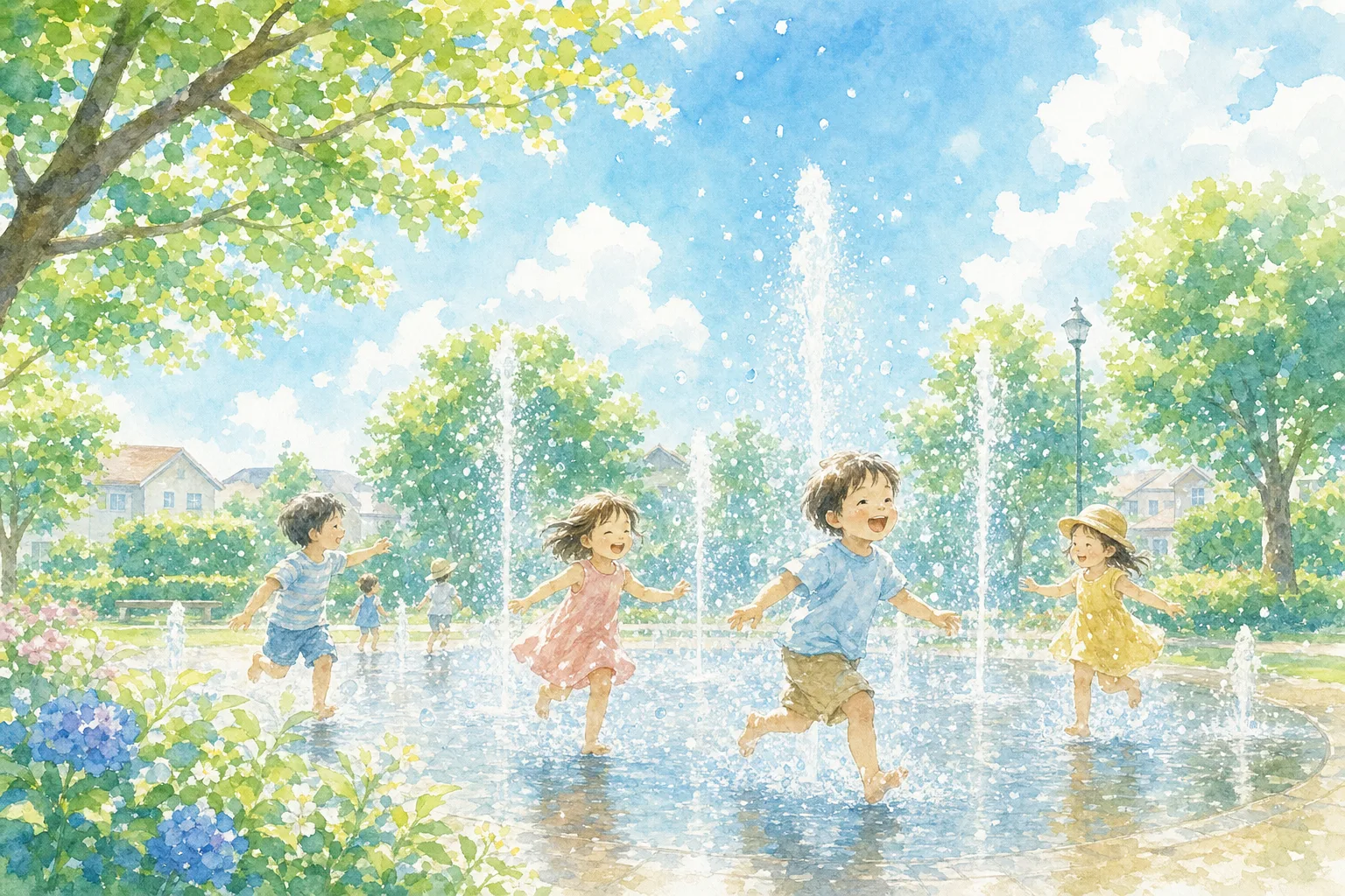 2026年 かしわ児童公園 噴水 1日満喫コース