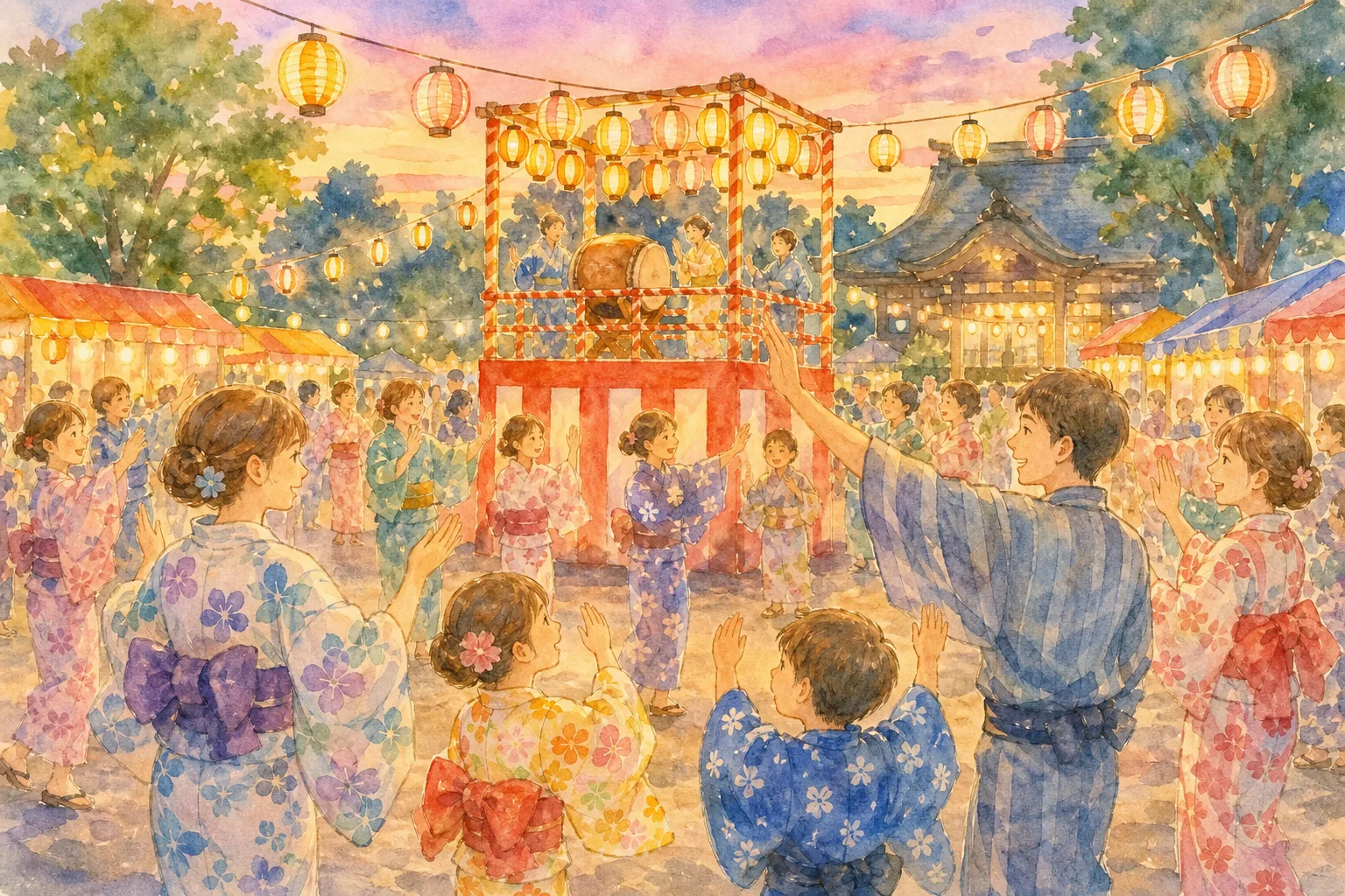 西本願寺北境内地(駐車場)(本願寺納涼盆踊り会場)