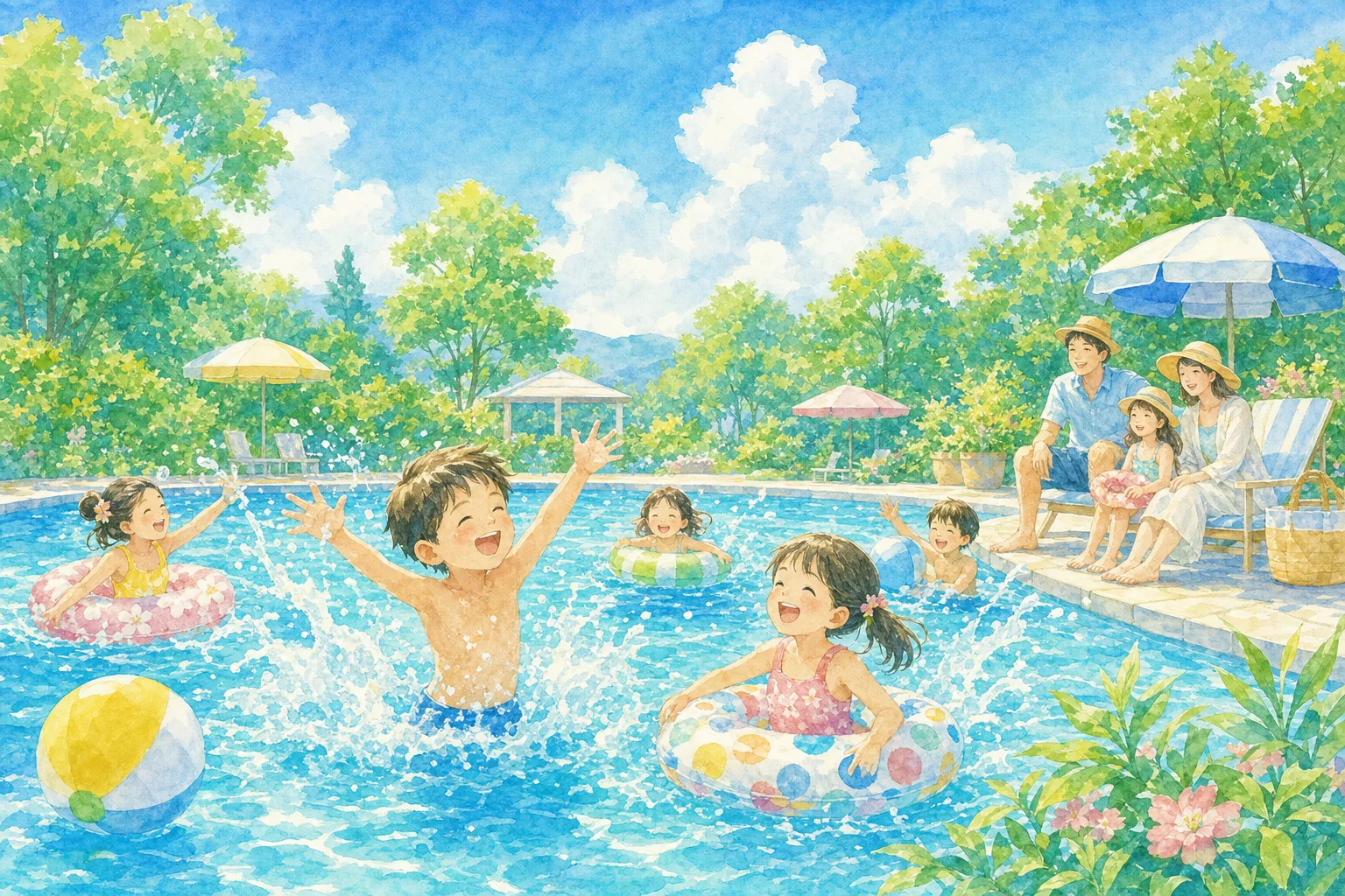 2026年 原山市民プール 1日満喫コース