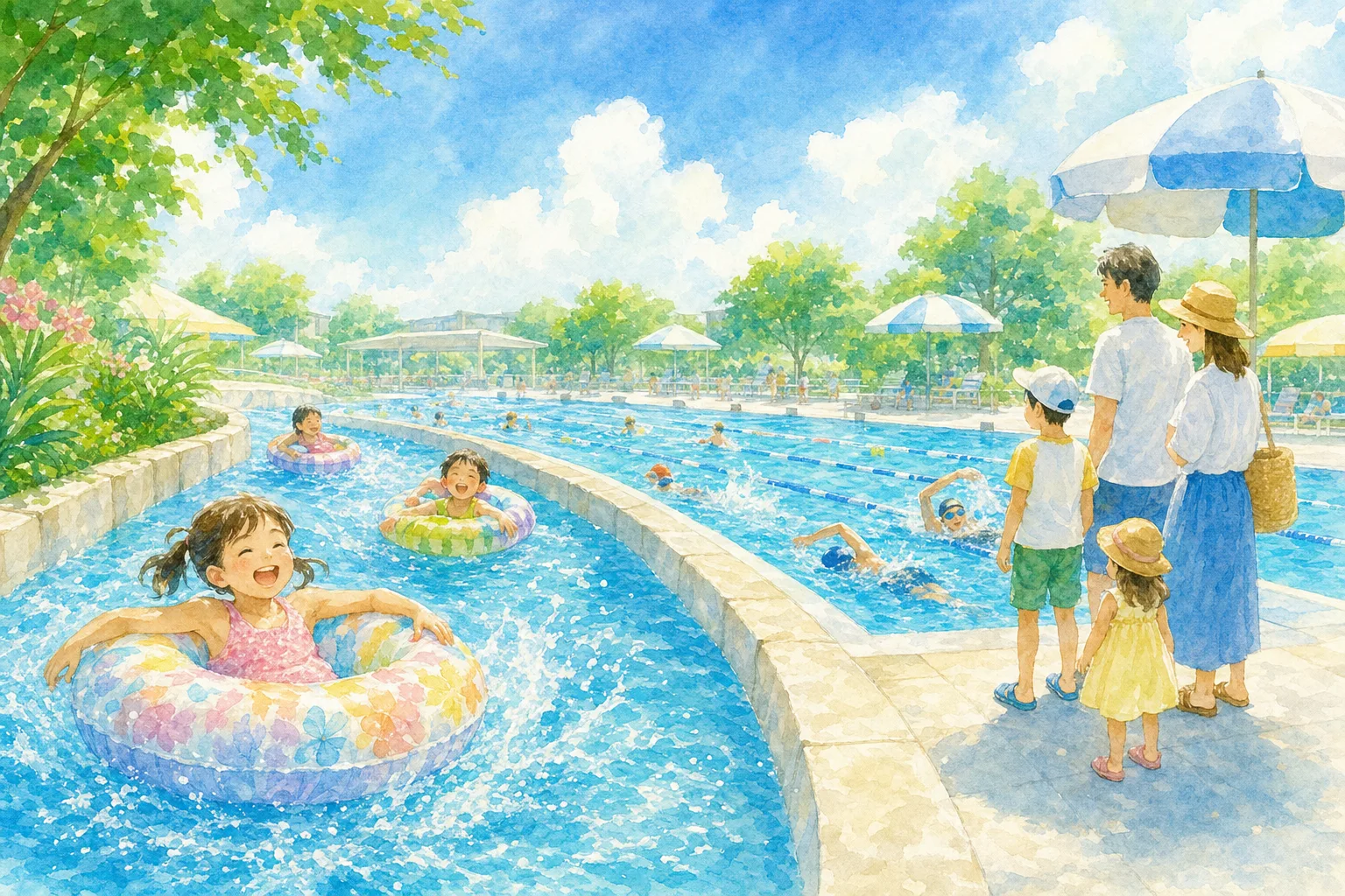 2026年 菊名池公園プール 1日満喫コース