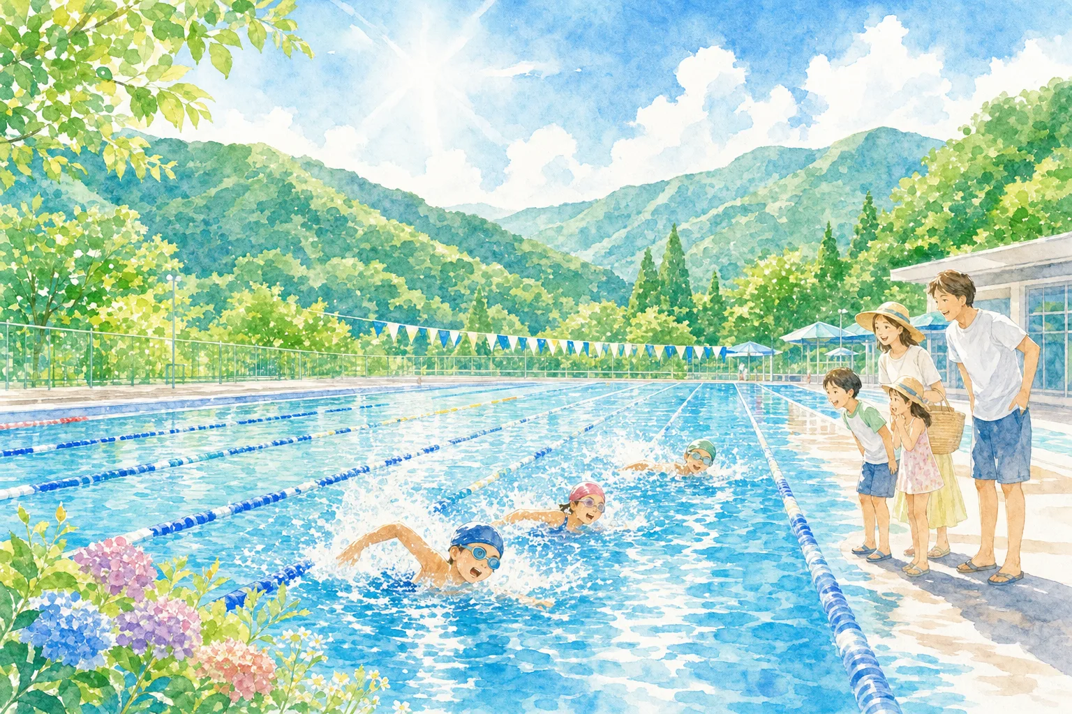 2026年 高梁市民プール 1日満喫コース