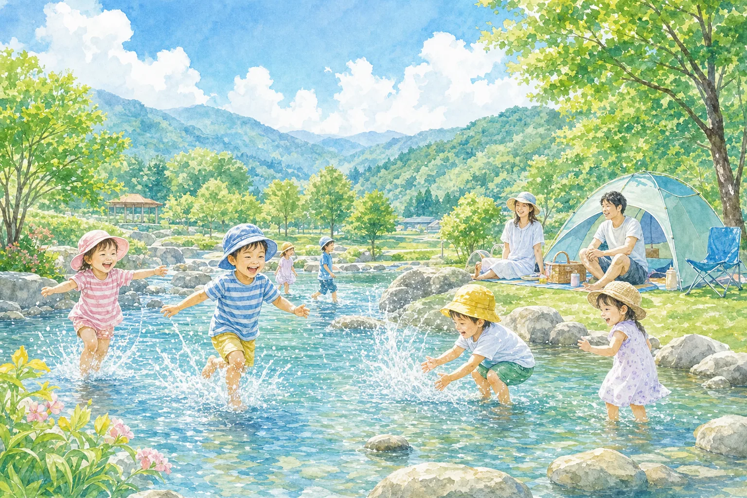 2026年 中井中央公園 水辺の広場 1日満喫コース