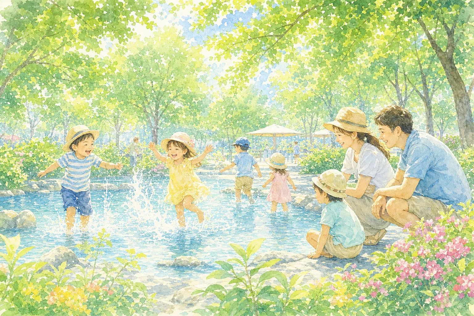 2026年 梨風公園ミニプール 1日満喫コース