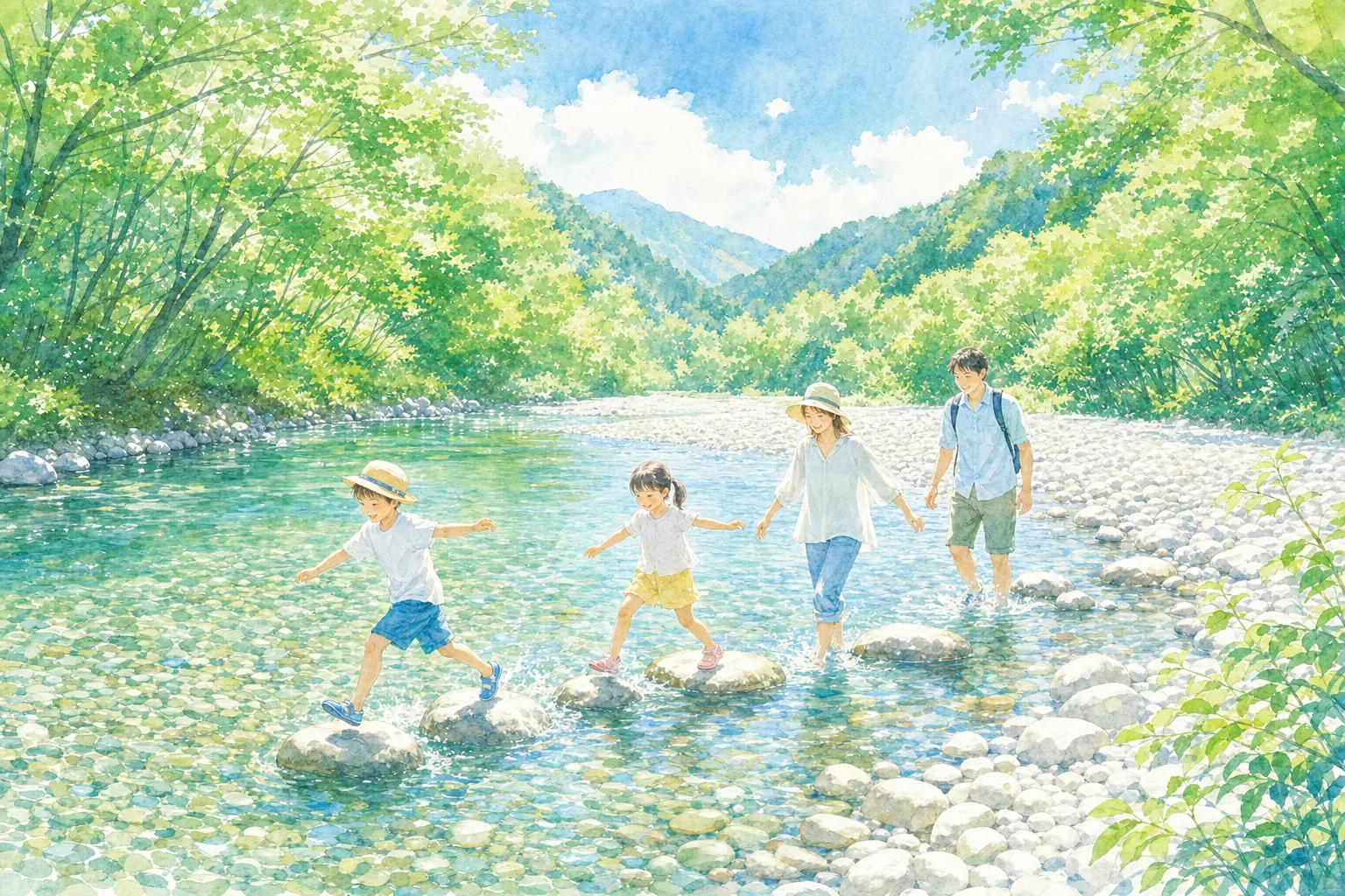 2026年 出会いの森総合公園オートキャンプ場 川遊びエリア 1日満喫コース