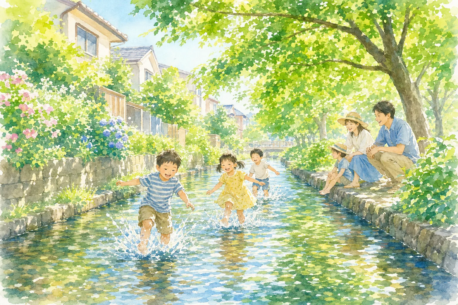 2026年 西亀有せせらぎ公園 水遊び場(A・B・Cゾーン) 1日満喫コース