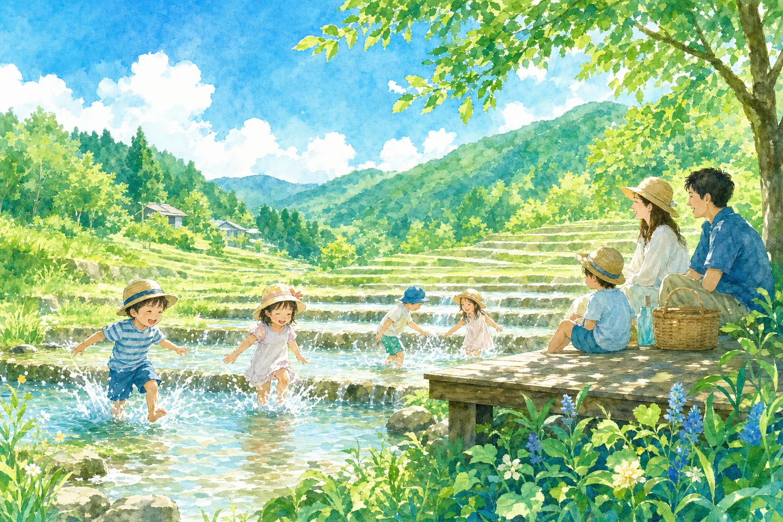 2026年 ぎふ清流里山公園 じゃぶじゃぶ池 1日満喫コース