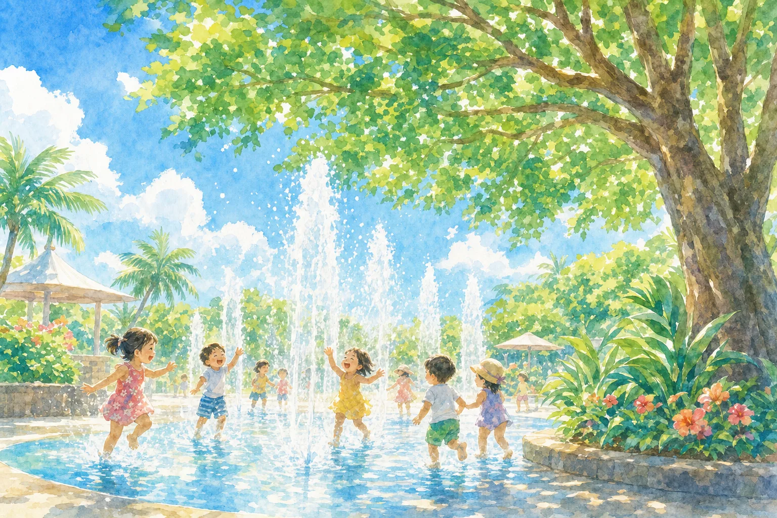 2026年 大川児童公園 水遊び場 1日満喫コース