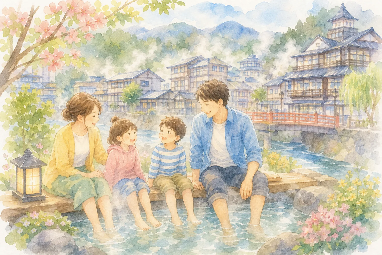大湯温泉 足湯