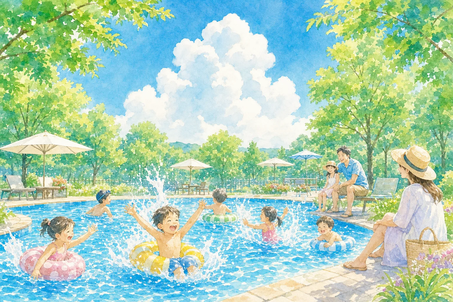 2026年 大田区立東調布公園プール 屋外プール 1日満喫コース