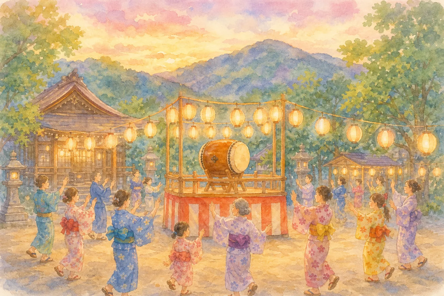 日吉神社(おはな踊り 会場)