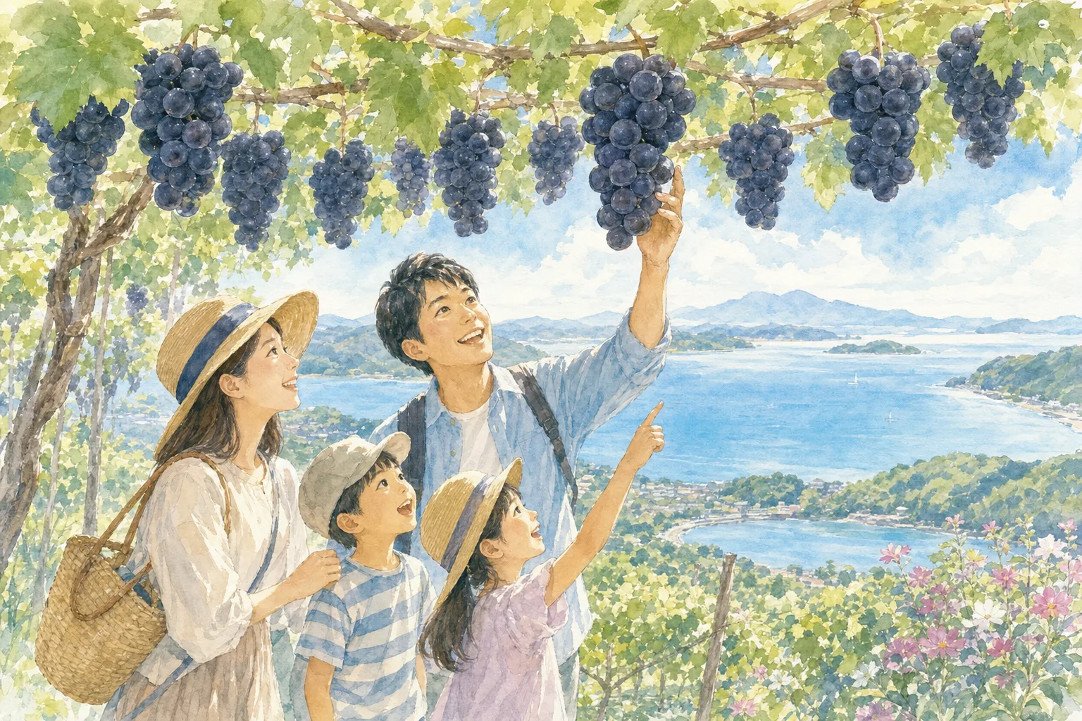 2026年 ぶどうの森(森巨峰園)の味覚狩り 1日満喫コース