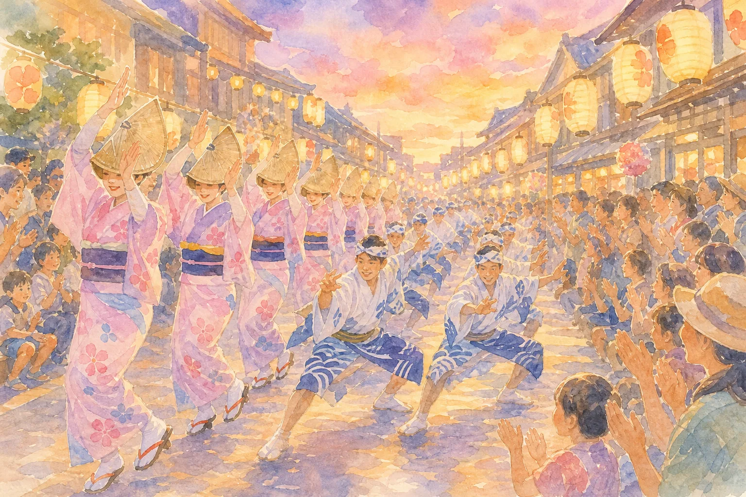 高円寺駅周辺演舞場(東京高円寺阿波おどり)