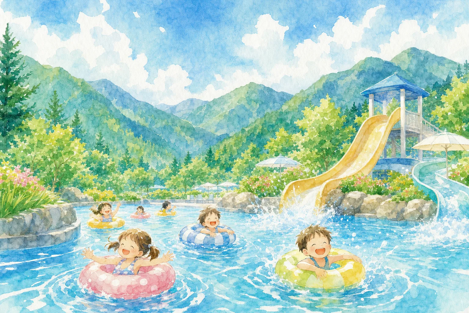2026年 湯沢町レジャープール 1日満喫コース