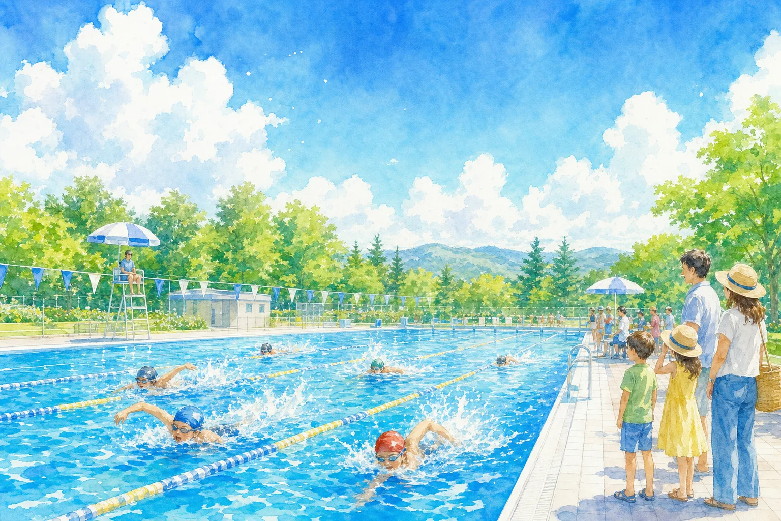 2026年 北広島市大曲住民プール 1日満喫コース