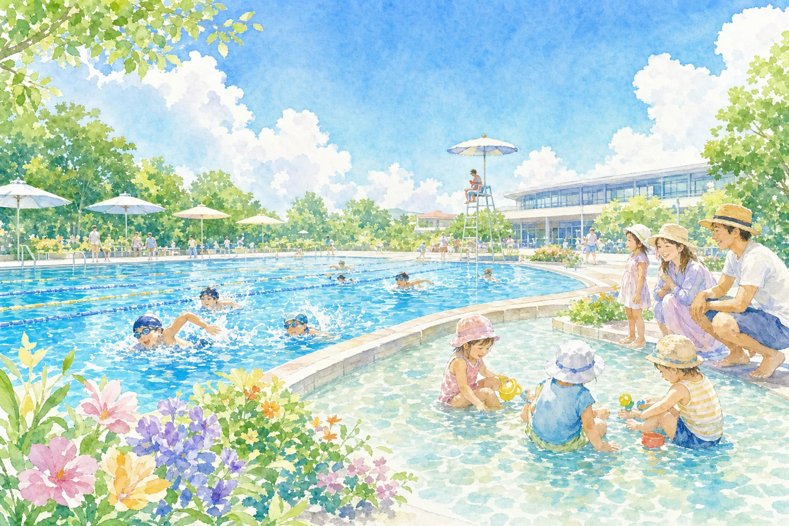 2026年 幸町公園水泳プール 1日満喫コース