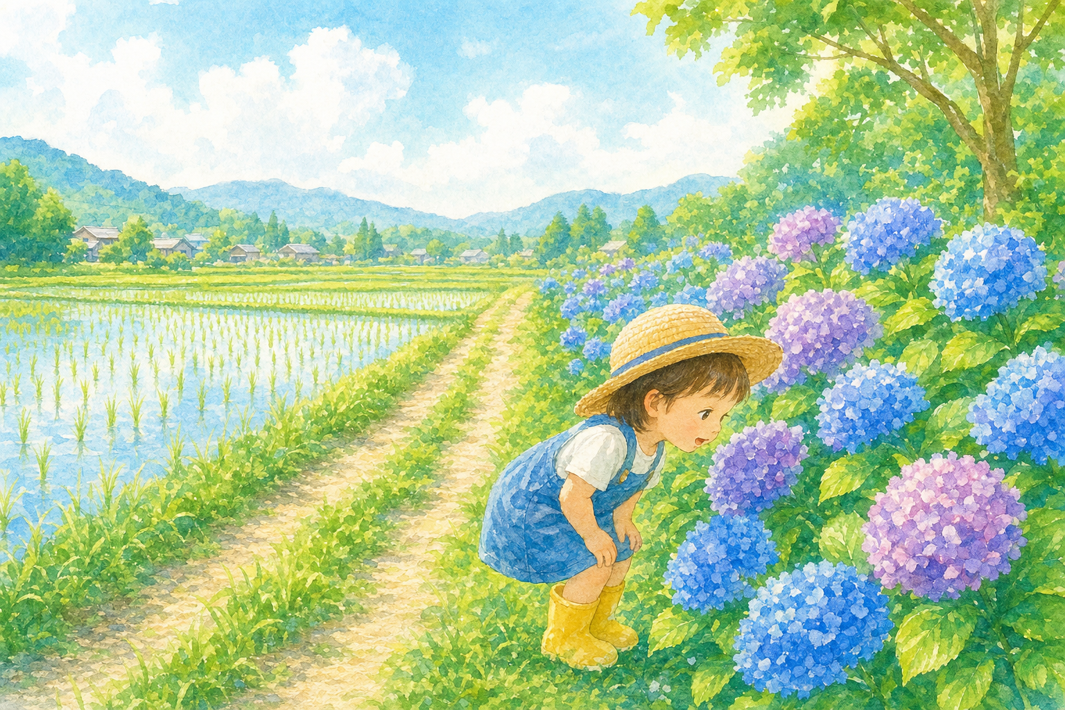 開成あじさいの里