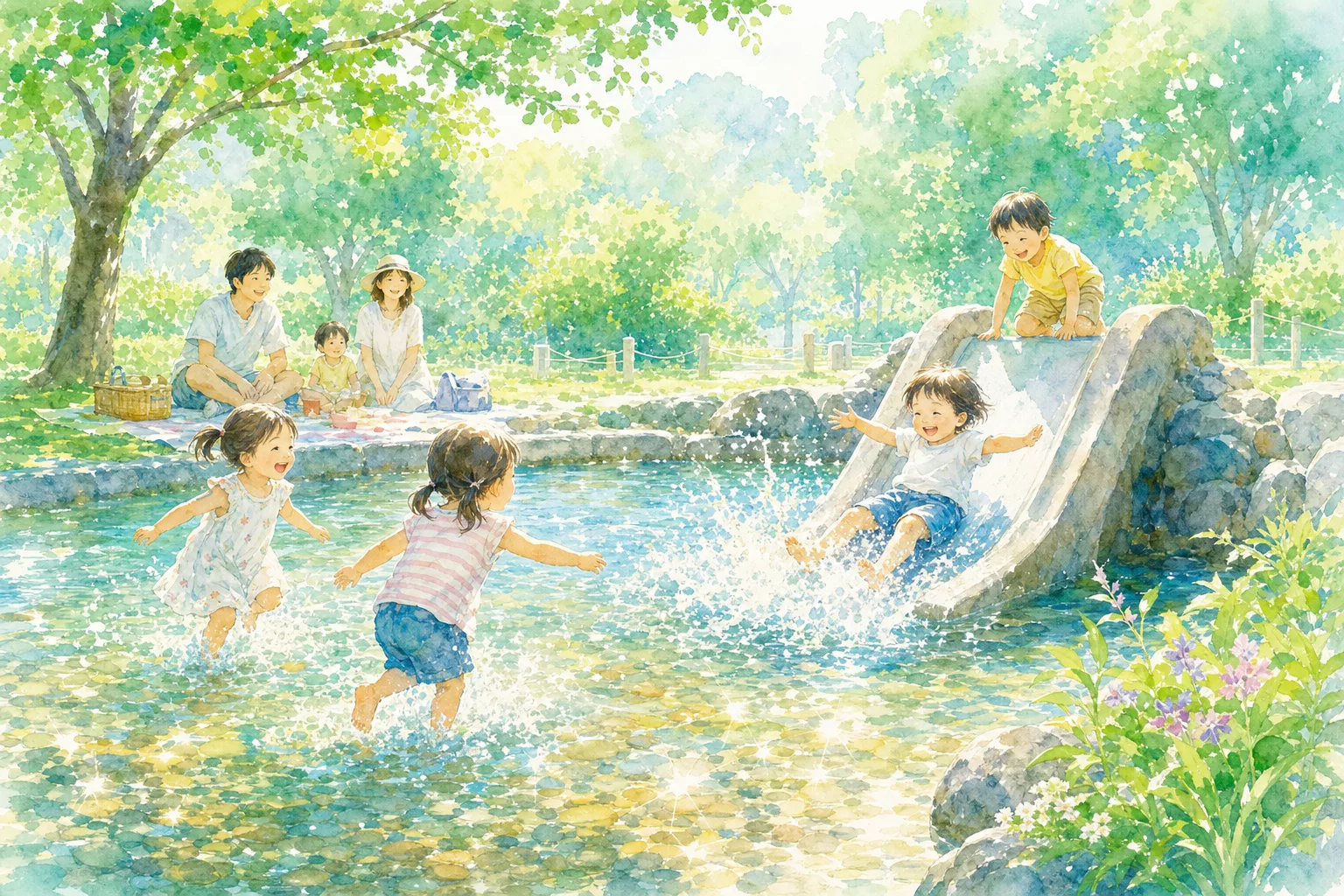 2026年 薬円台公園 徒渉池 1日満喫コース