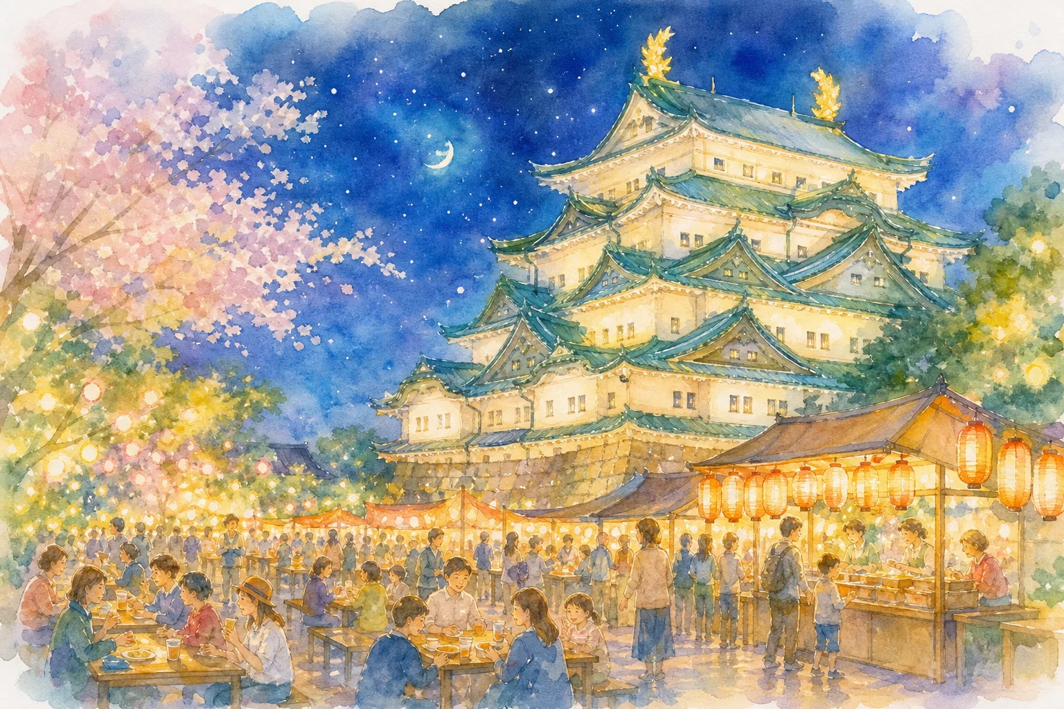 名古屋城(名古屋城夏まつり会場)