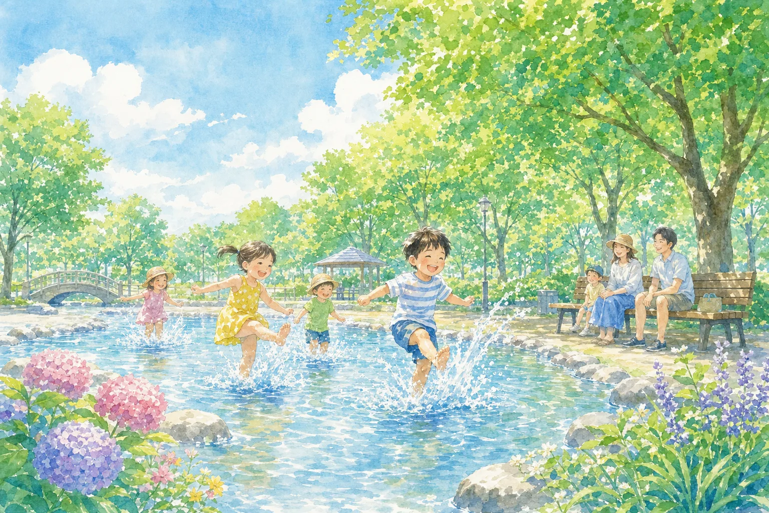 2026年 吉田山公園 水遊び池 1日満喫コース