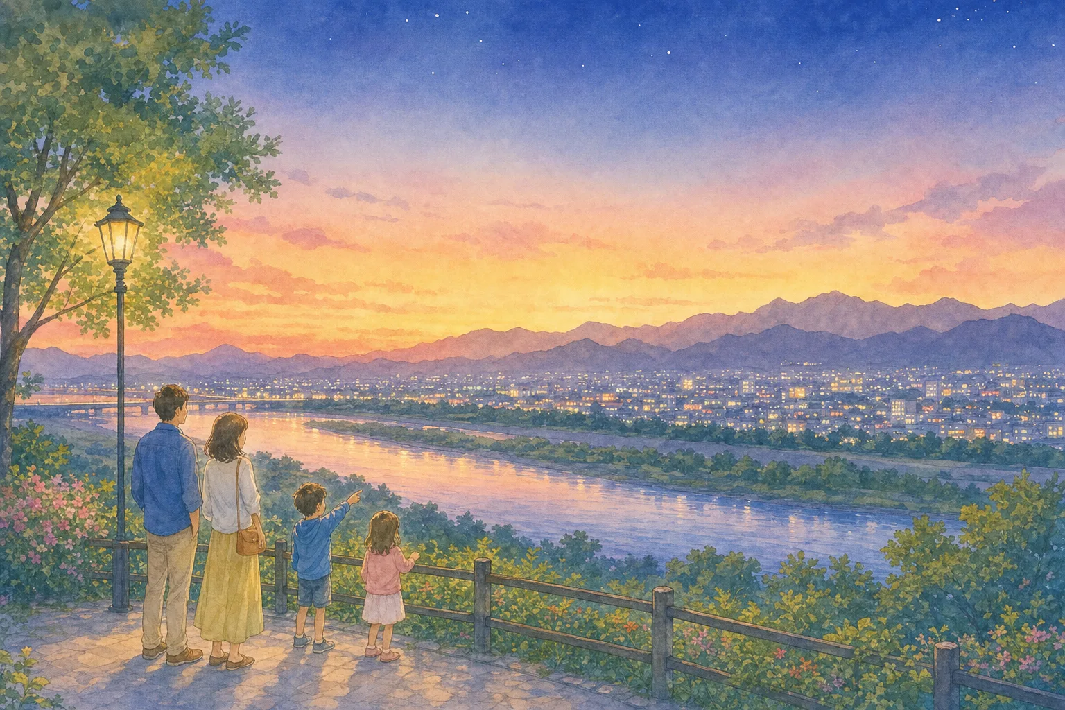 2026年 座間公園の夜景 1日満喫コース