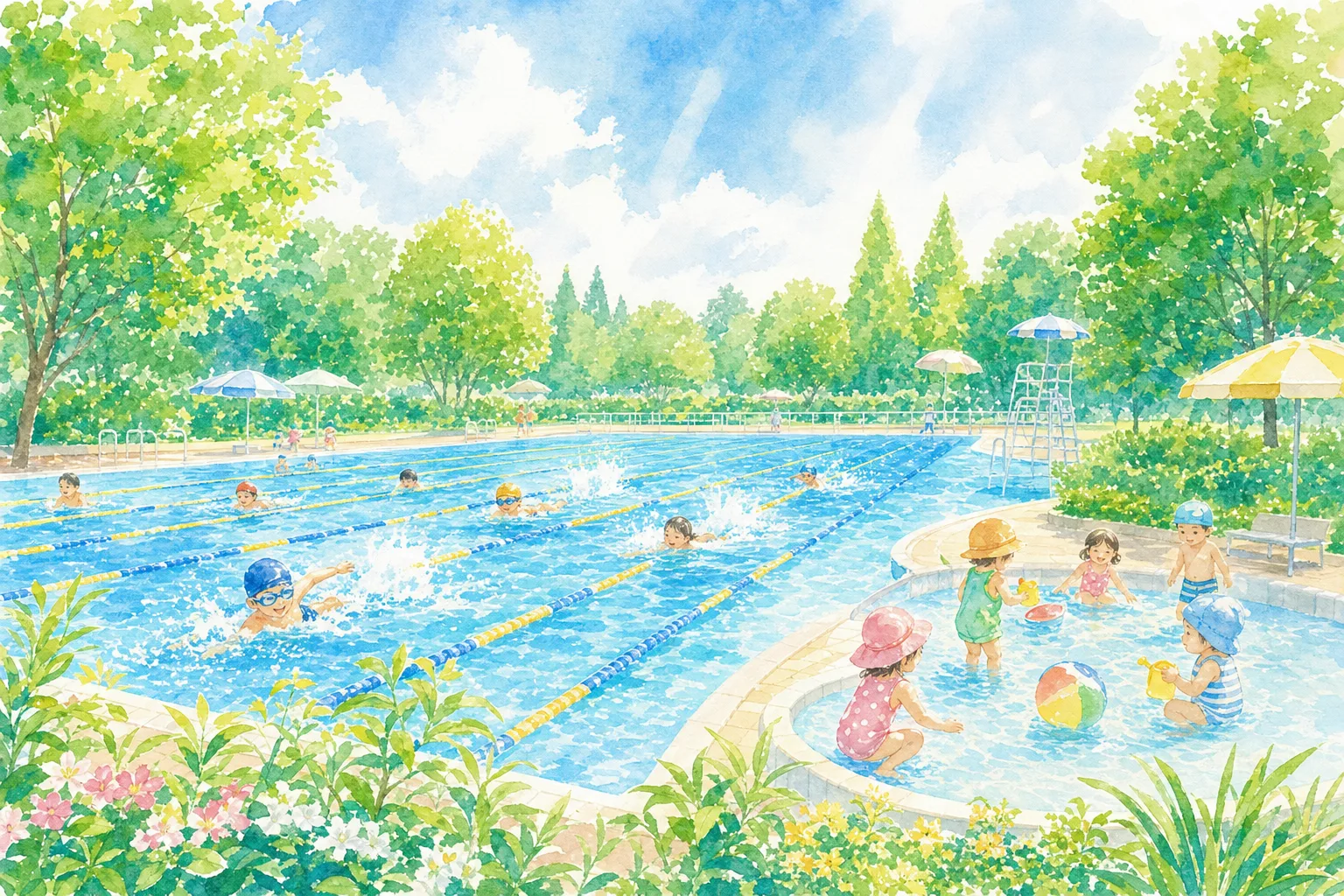 2026年 玉島の森水泳場 1日満喫コース