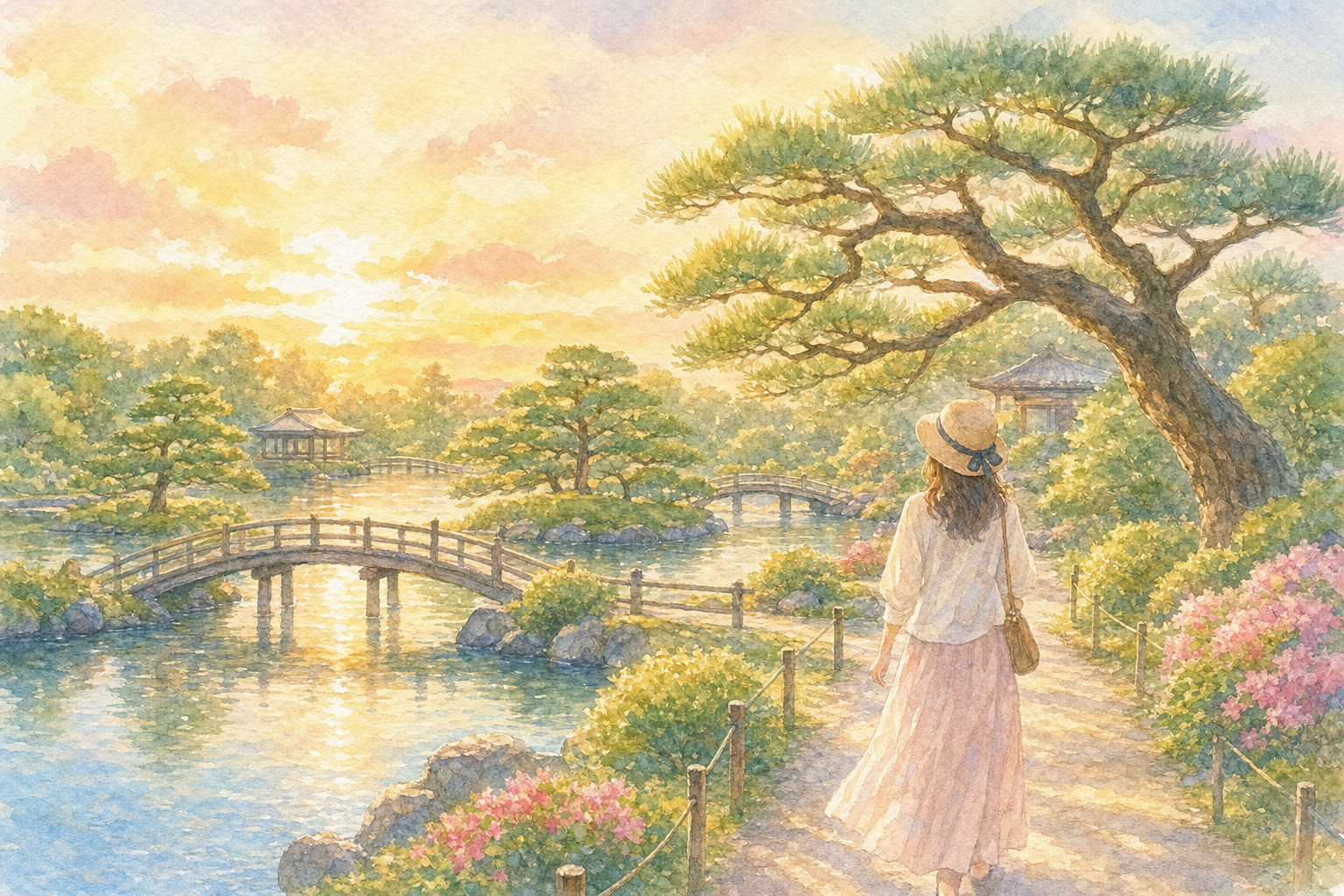 中津万象園・丸亀美術館