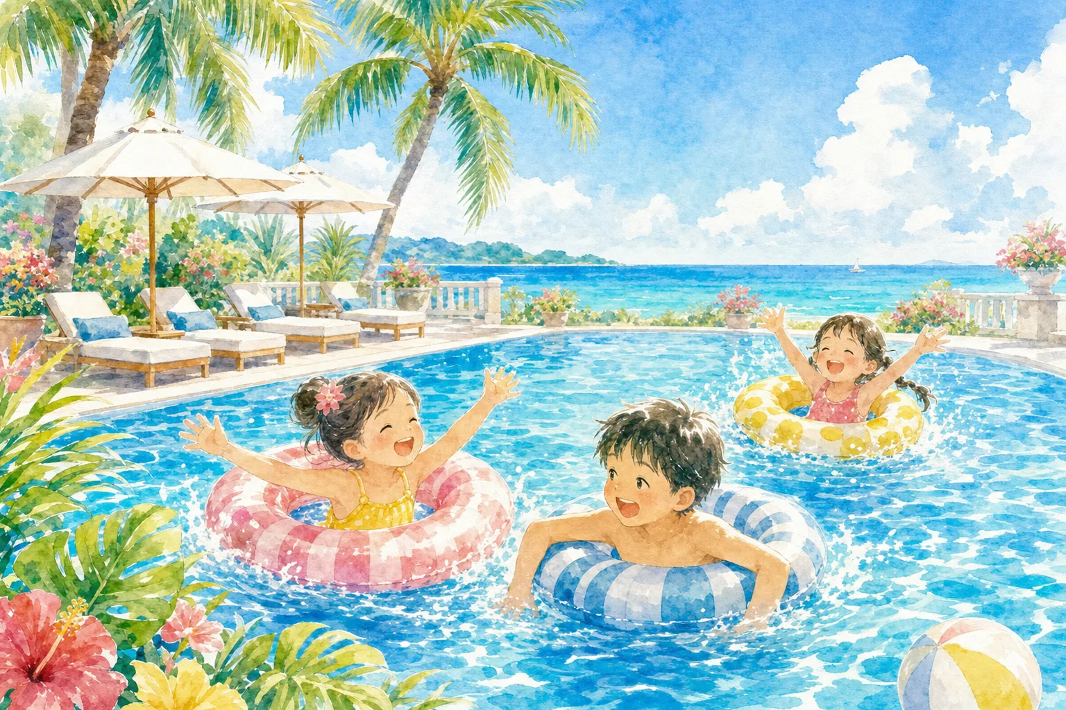 2026年 Terme VILLA ちゅらーゆ 屋外プール 1日満喫コース