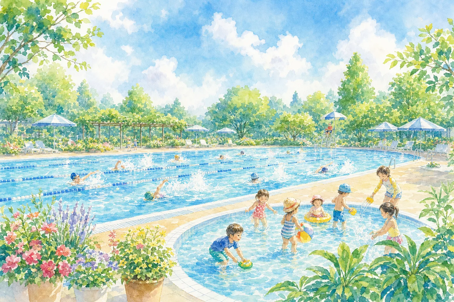 2026年 瀬戸市民公園プール 1日満喫コース