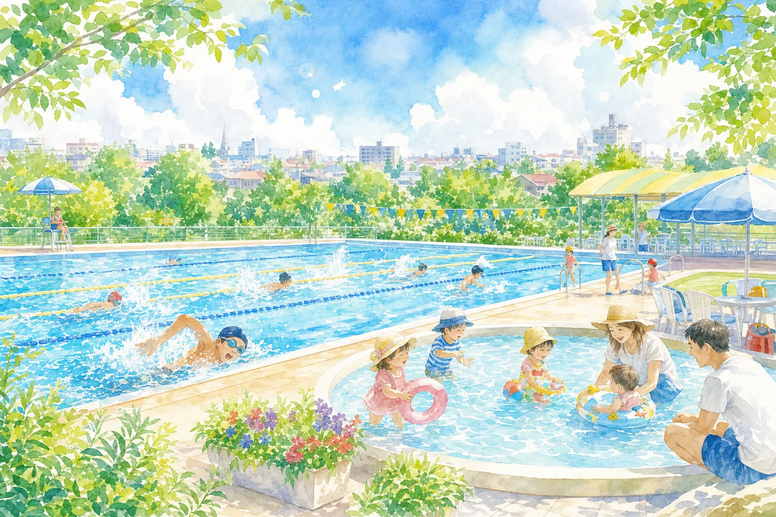 2026年 名古屋市山田プール 1日満喫コース