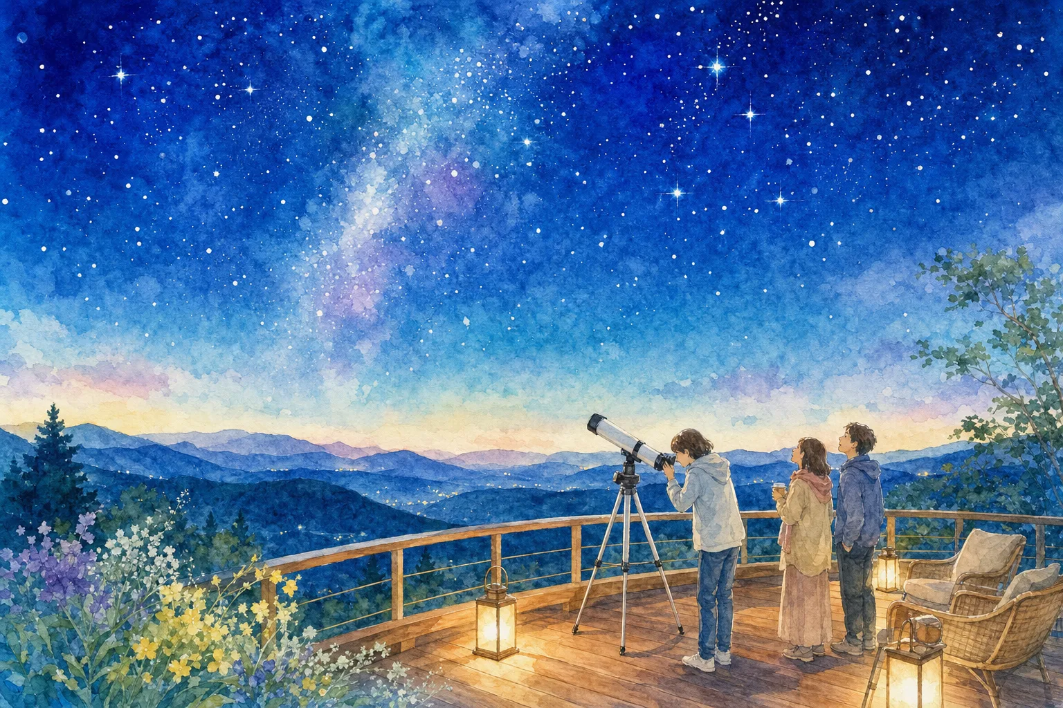 2026年 宙の森ホテル花郷里の星空 1日満喫コース