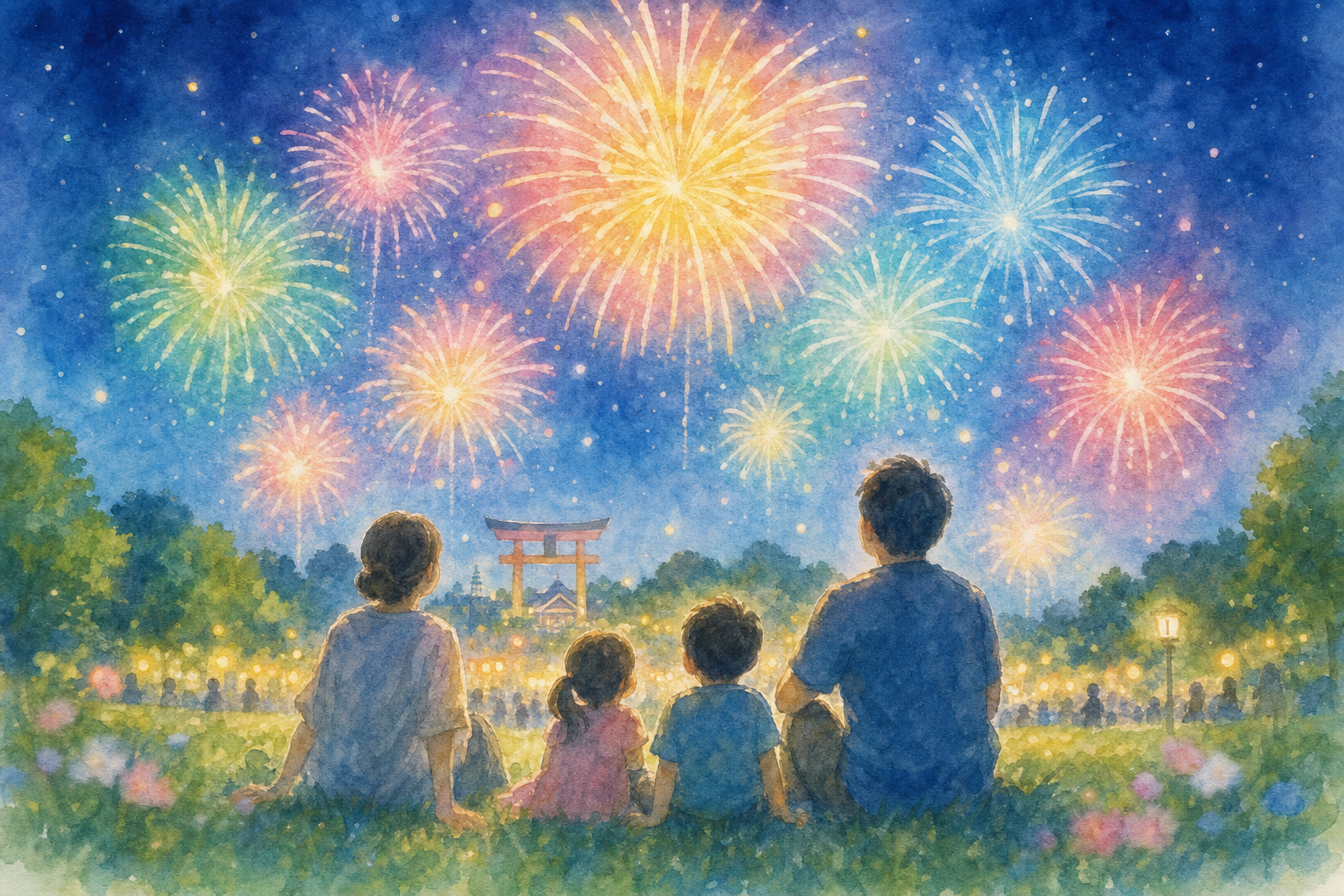 熱田神宮公園(熱田まつり花火大会会場)