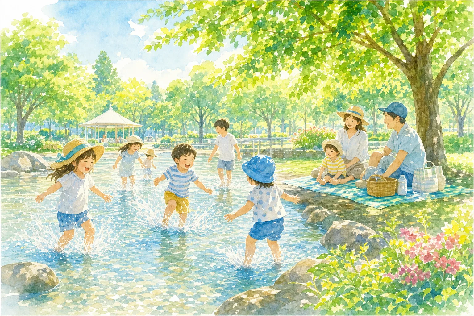2026年 駅南公園 水遊び広場 1日満喫コース