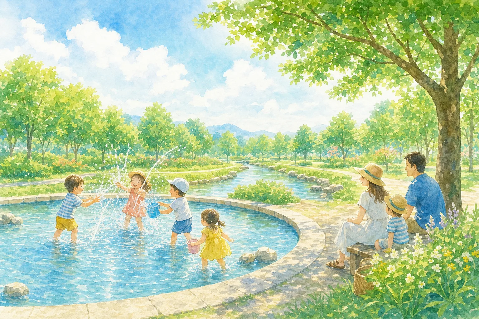 2026年 見沼代親水公園 じゃぶじゃぶ池 1日満喫コース
