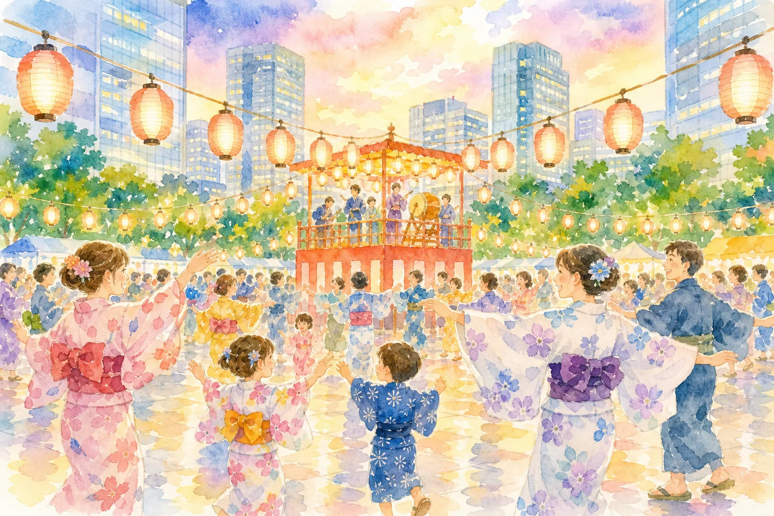 大崎ニューシティ(盆踊り会場)