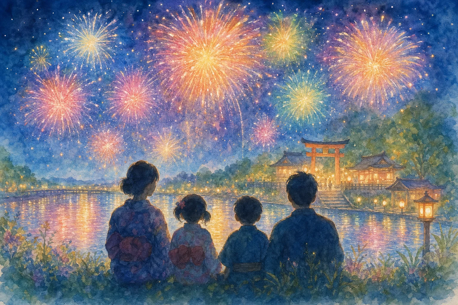 住吉神社(すみよしさん花火会場)