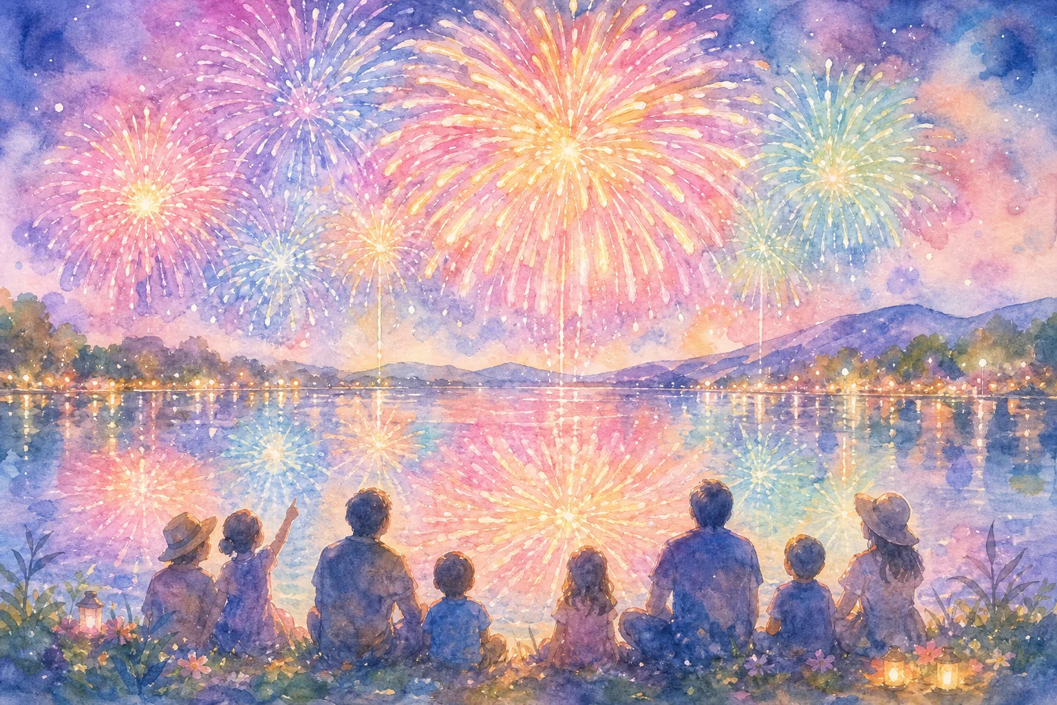 岡谷湖畔公園多目的広場(岡谷花火まつり会場)