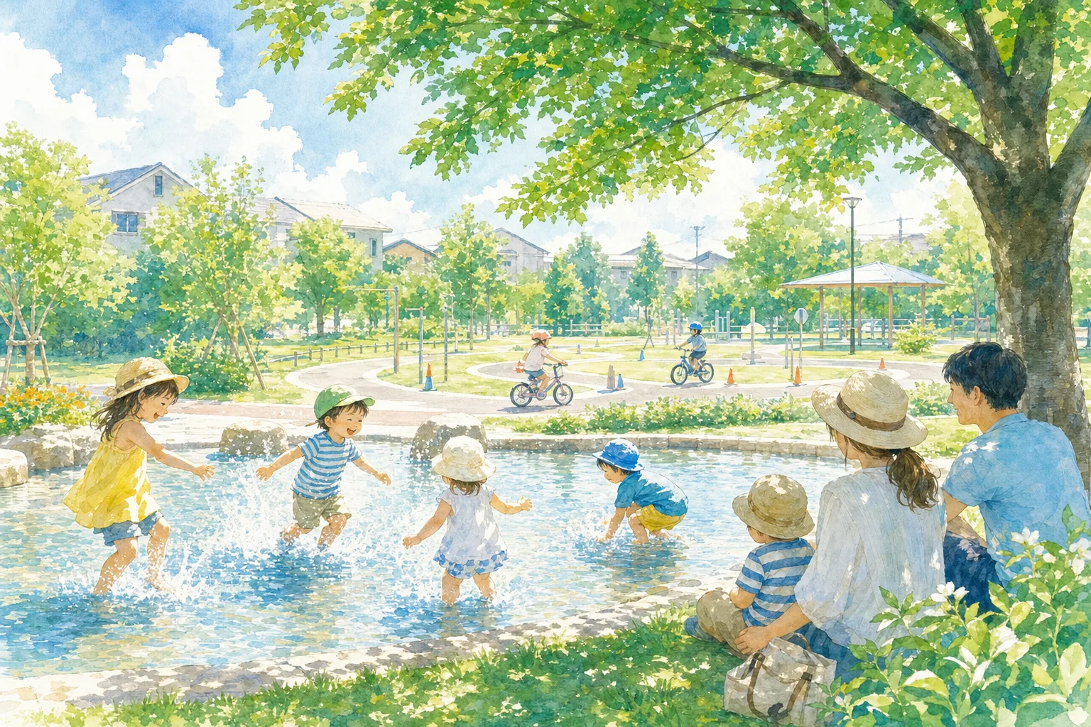 2026年 幌西自転車公園 水遊び場 1日満喫コース