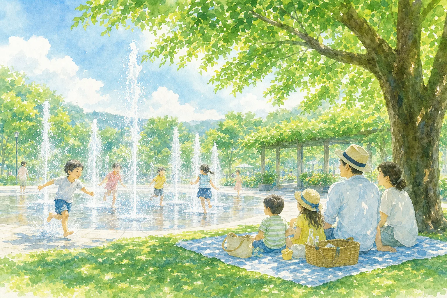 2026年 神栖中央公園 噴水広場 1日満喫コース